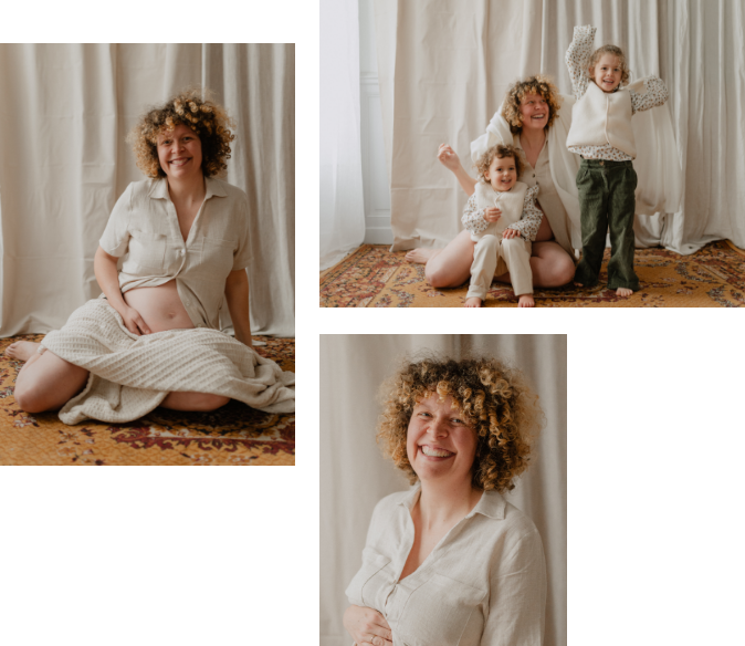 Présentation de Cannelle photographe et maman avant tout avec ses enfants